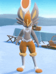 bunny guy striking the NASTIEST pose